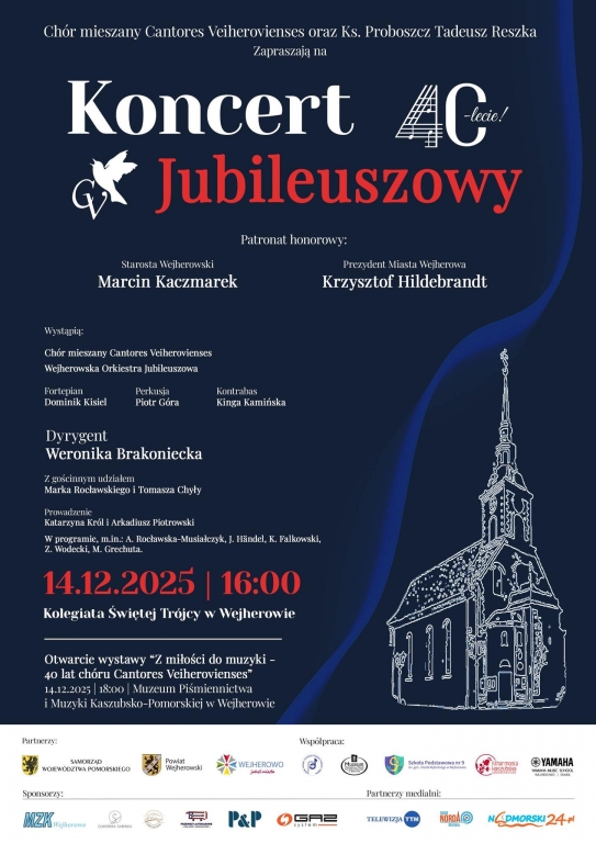 aktualność: Koncert Jubileuszowy z okazji 40-lecia Chóru mieszanego Cantores Veiherovienses